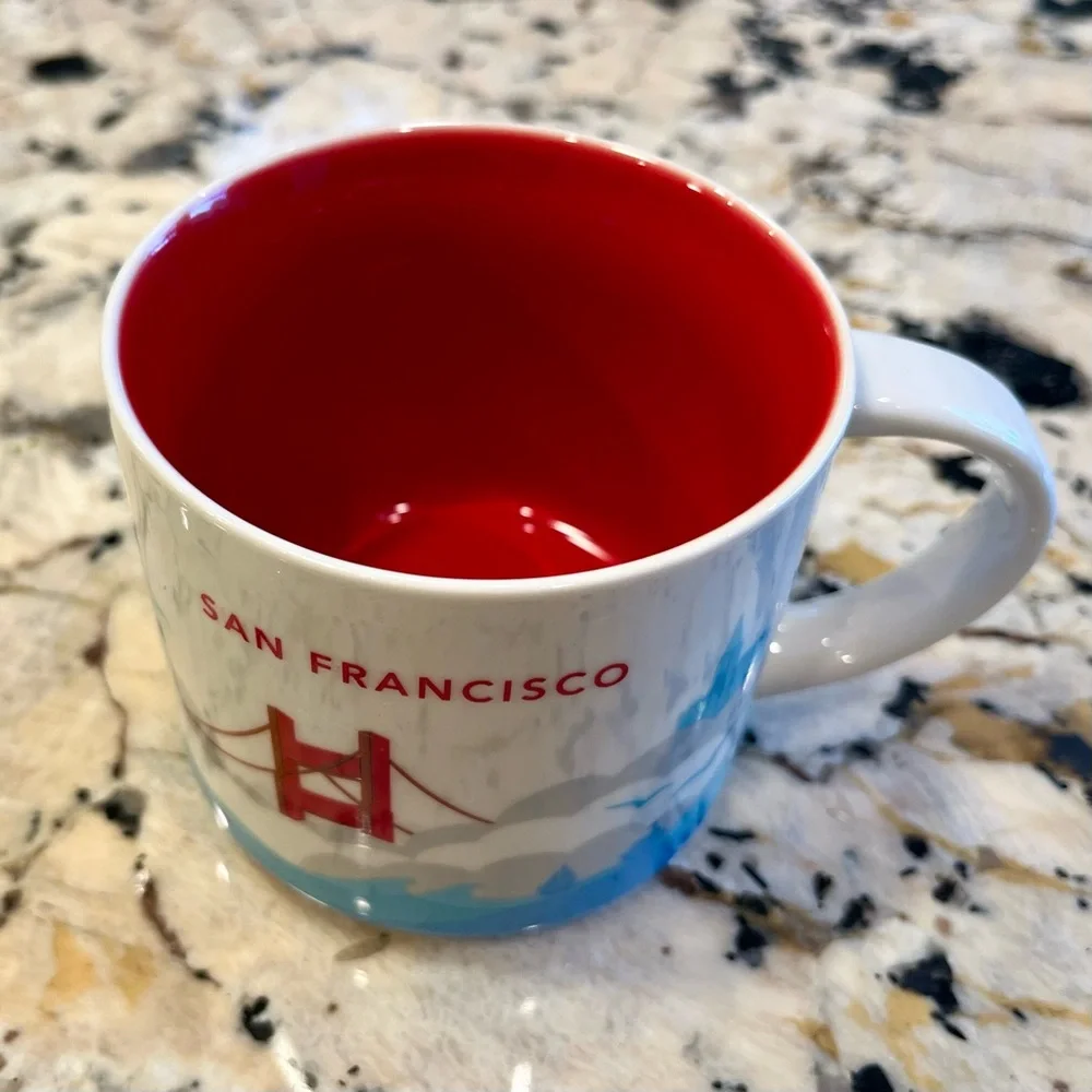 NIB Starbucks YAH San Francisco collectible retired coffee or tea mug - Picture 4 of 6